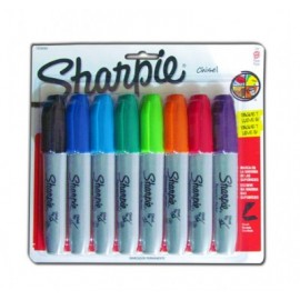 Marcador permanente Sharpie grueso surtido con 8 piezas