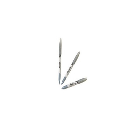 Marcador permanente Sharpie metalico plata