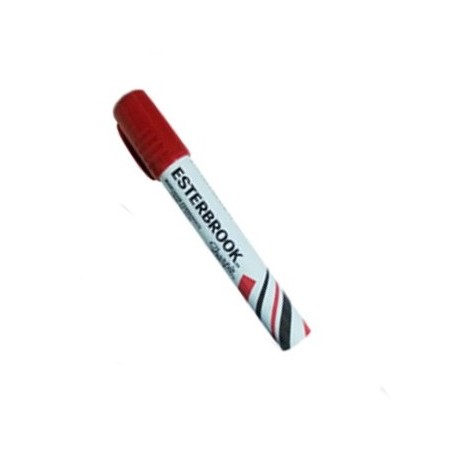 Marcador permanente Esterbrook rojo