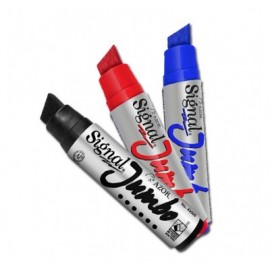 Marcador permanente signal jumbo azul Azor