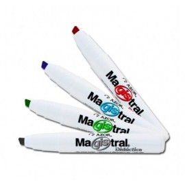Marcador magistral didactico azul Azor