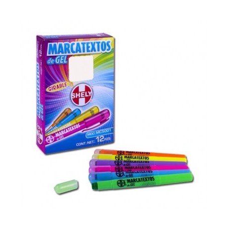 Resaltador Shely gel morado