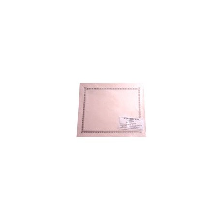 Hoja amartillada Rayter rosa con 50 hojas
