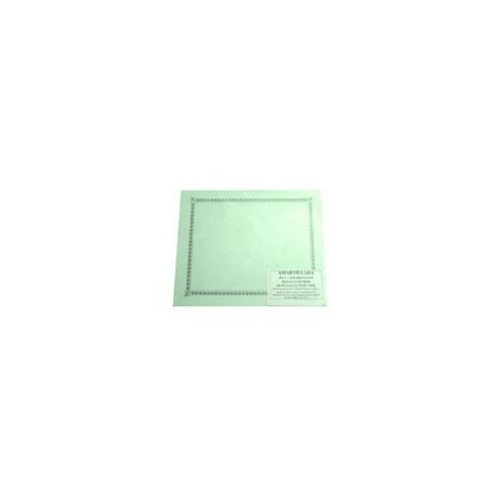 Hoja amartillada Rayter verde con 50 hojas