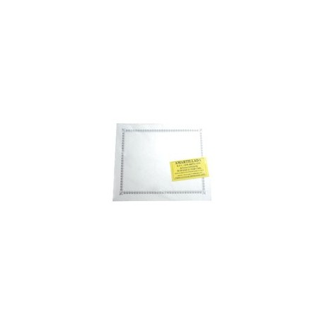 Hoja amartillada Rayter blanca con 50 hojas