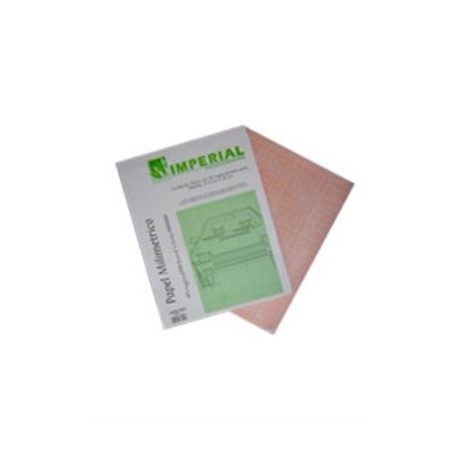 Block milimetrico bond tamaño oficio naranja Imperial