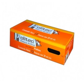 Cartel Politec azul celeste (313) con 12 piezas