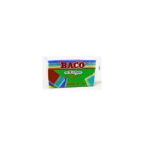 Plastilina Baco en barra verde claro