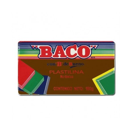 Plastilina Baco en barra cafe