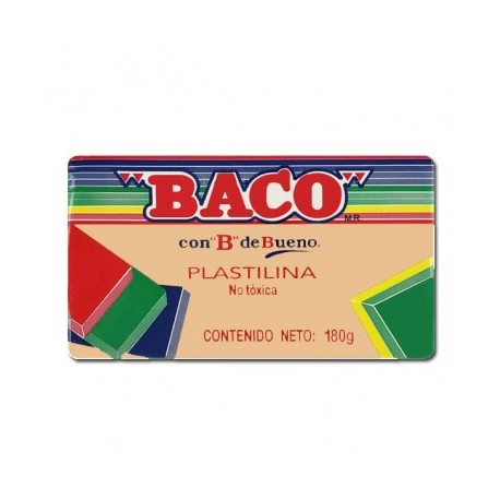 Plastilina Baco en barra carne