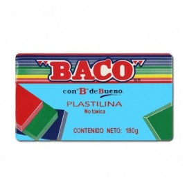 Plastilina Baco en barra azul claro