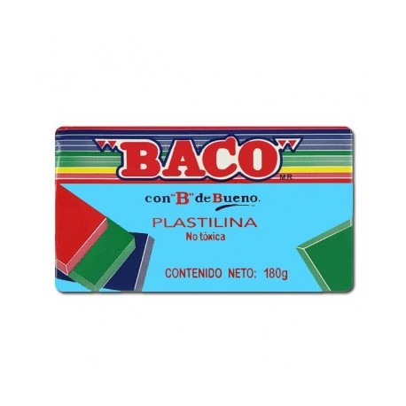 Plastilina Baco en barra azul claro