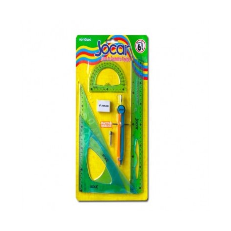 Juego de geometria Jocar flexible