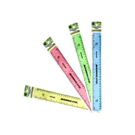 Regla flexible mod. flex30n 30 cms. Barrilito