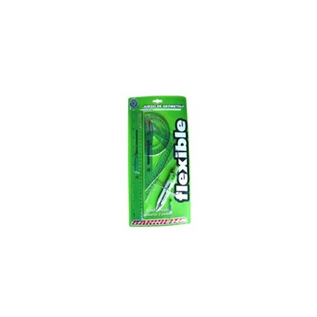 Juego de geometria Barrilito flexible g-flex