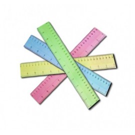 Regla flexible Arcoiris 30 cms.