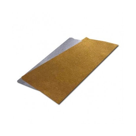 Papel china metalico oro con 100 piezas