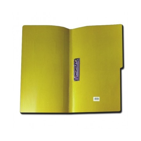 Folder Kyma con palanca tamaño oficio amarillo con 4 piezas