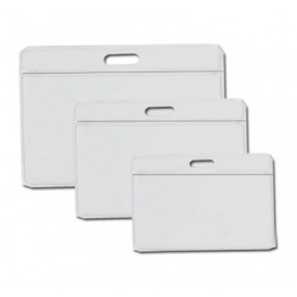 Porta gafete 10*12 grande horizontal con 25 piezas Chaine