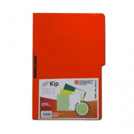Folder Kip con broche 8 cms. tamaño oficio rojo con 10 piezas