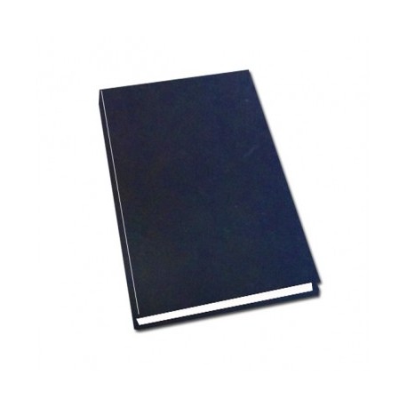 Libreta forma francesa Pasta negra o roja cuadro grande 96 hojas