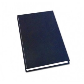 Libreta forma francesa Pasta negra o roja raya 96 hojas