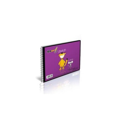 Cuaderno pautado forma italiana Rayter espiral 50 hojas