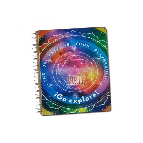 Cuaderno profesional Selecto espiral raya 100 hojas