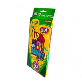 Colores Crayola duales con 12 largos