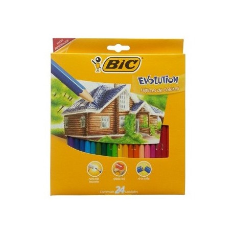 Colores conte BIC con 24 largos