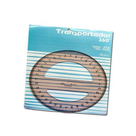 Transportador profesional 360 grados de 20 cm modelo 1360 Silco