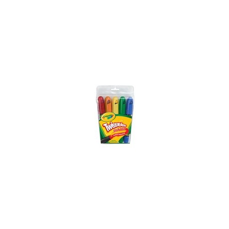 Crayon Crayola twistable extra suave con 5 piezas