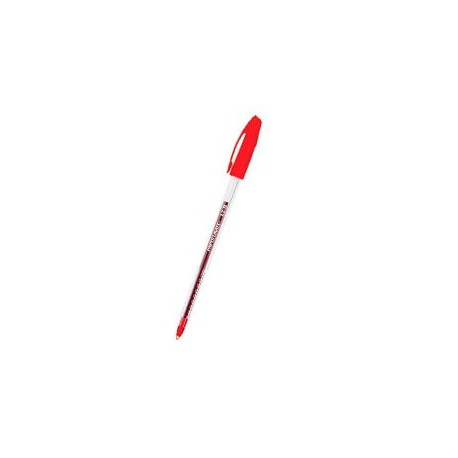 Bolígrafo punto mediano kilometrico inkjoy rojo Berol con 12 piezas