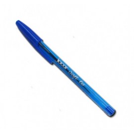 Boligrafo punto mediano azul Jocar con 12 pzs