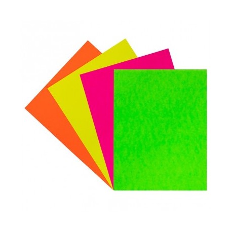 Cartulina fluorescente Janel rosa