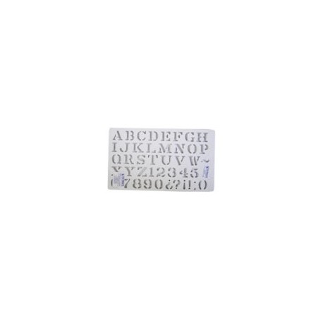 Gioser Stencil s-10 l. Romana 2.5 cm. con 5 piezas