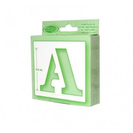 Gioser Stencil número 34 letra romana 5.5 cm.