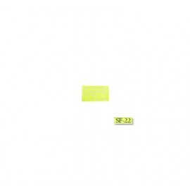 Gioser fluorescente Stencil 22 con 10 piezas