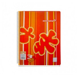 Cuaderno profesional Estrella espiral con separadores raya 180 hojas